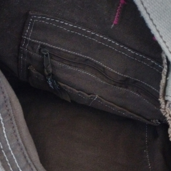 Brown Floral Tote Bag - Picture 8 of 9